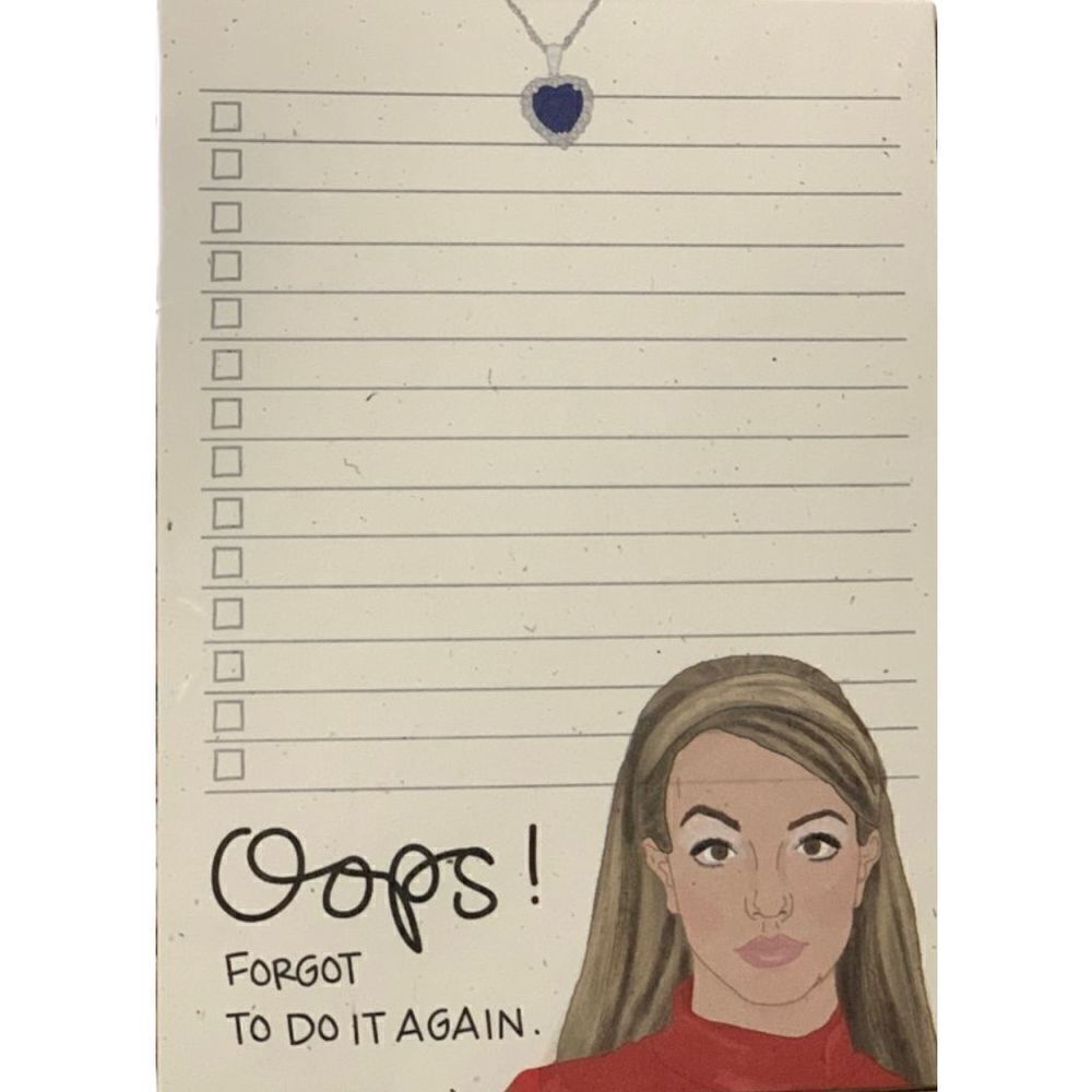 Brittney Spears Oops I Forgot To Do It Again Notepad